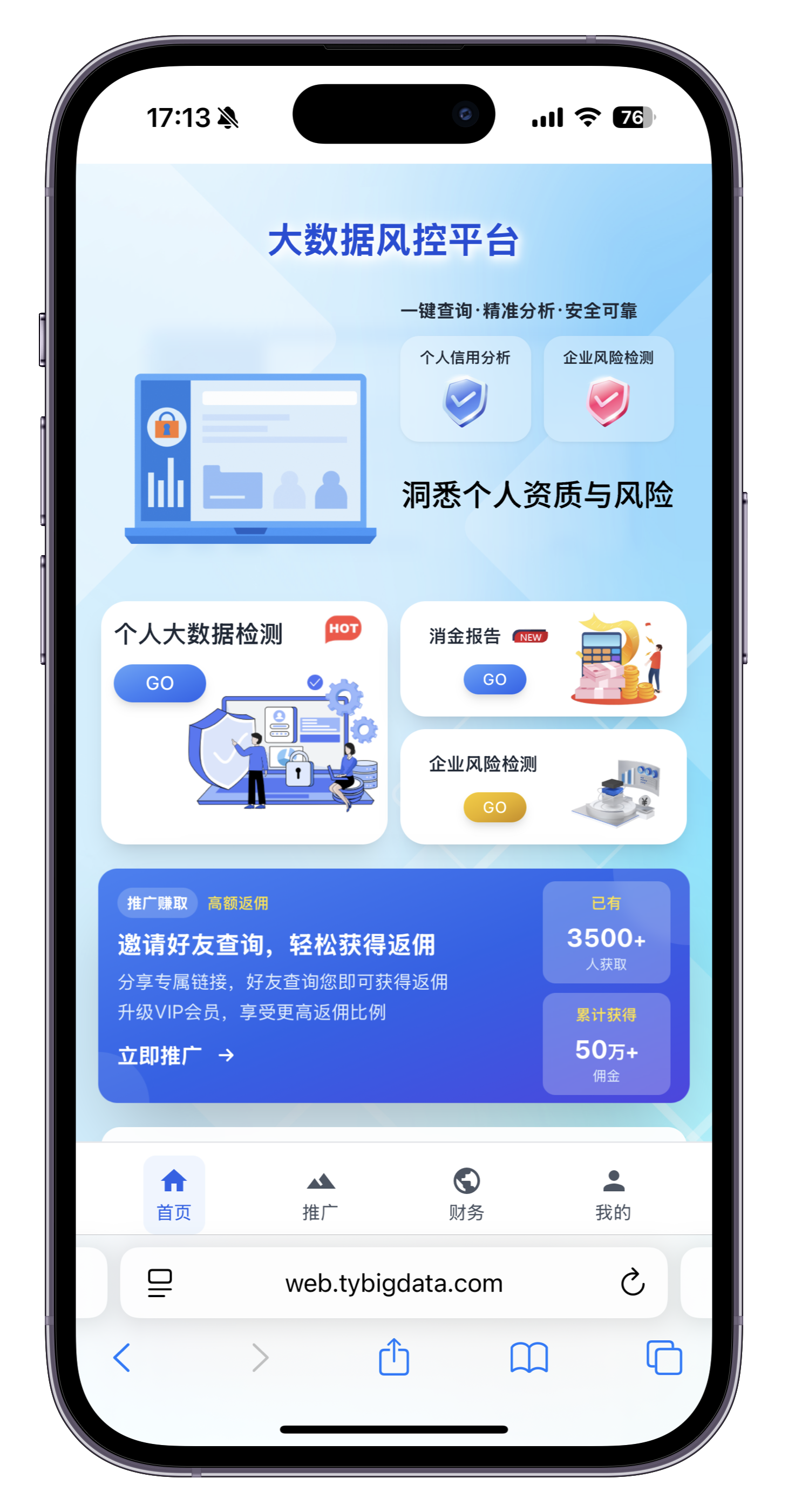 天远大数据平台界面截图，展示源代码交付、前后端部署和支付对接的完整服务方案